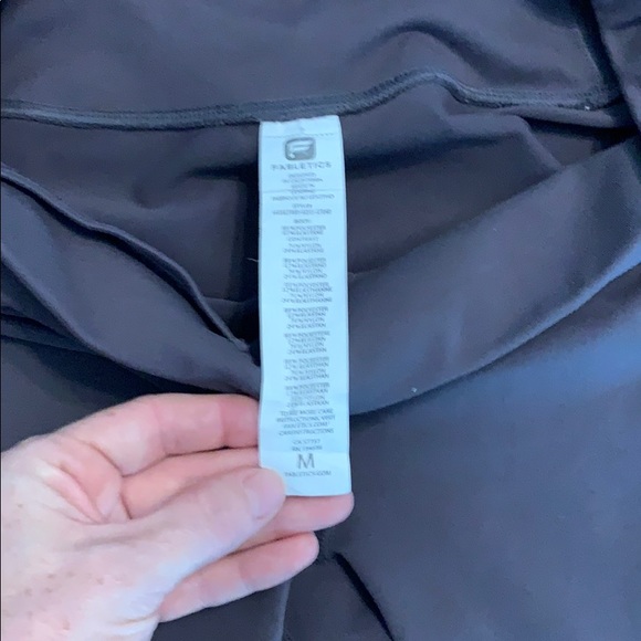 Fabletics MD ankle grey pink chevron leggings - Picture 7 of 10